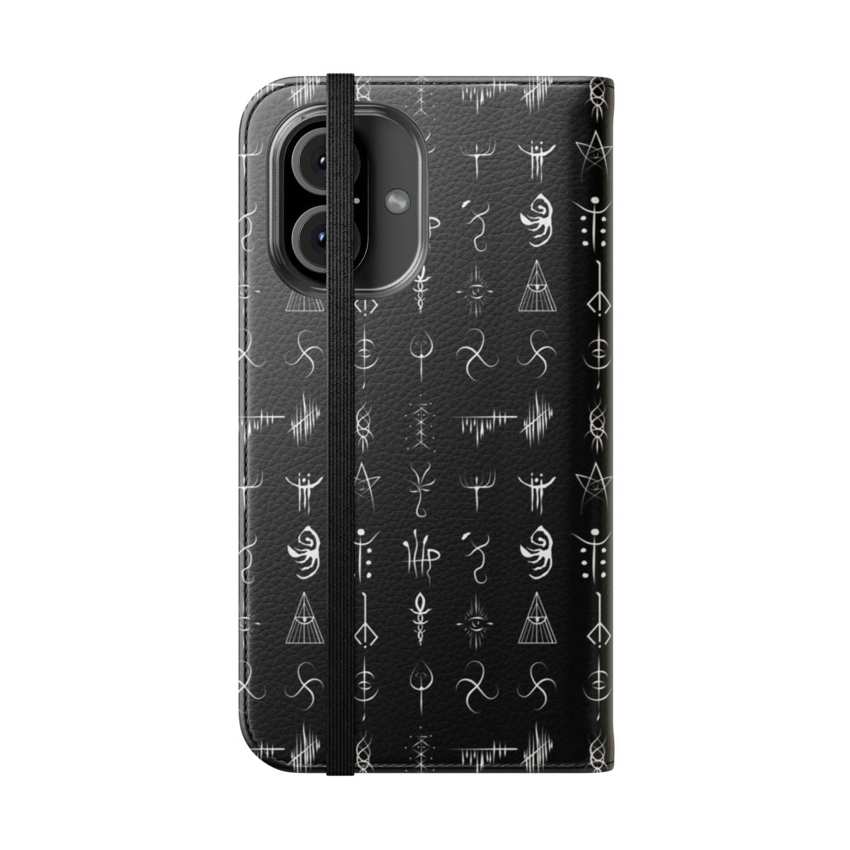 Bloodborne-inspired Caryll Runes phone case - Folded Front