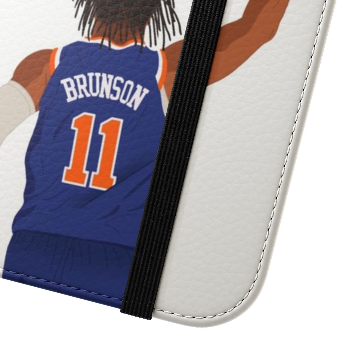 Flip cover phone case featuring Jalen Brunson of the New York Knicks - Close Up