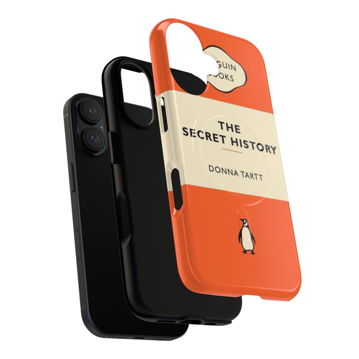 Magnetic tough phone case featuring the iconic book cover design of Donna Tartt's "The Secret History" - Layers