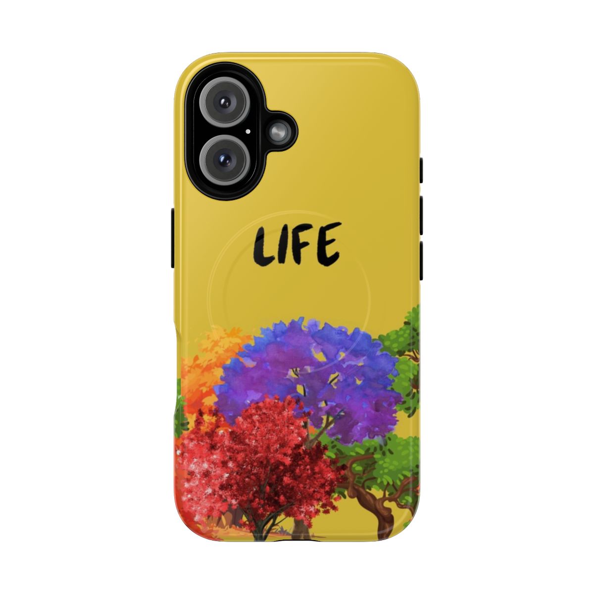 Artistic phone case with nature-inspired designs for protection and style