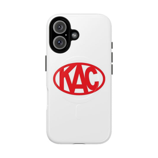 Durable magnetic phone case with sports team logo