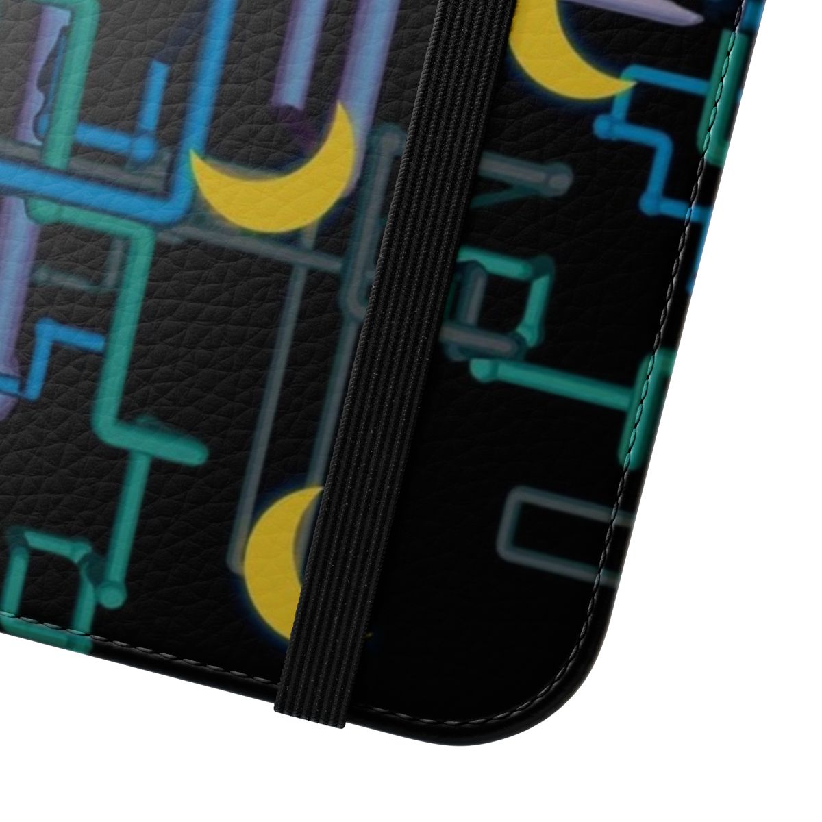 Flip cover phone case with a complicated shirt pattern, inspired by the TV show I Think You Should Leave - Close Up