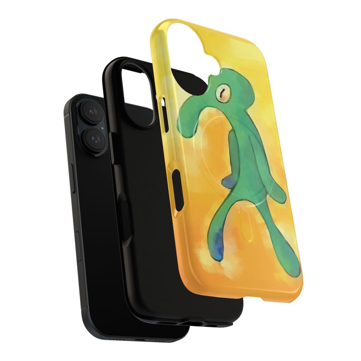 Bold and brash-inspired magnetic phone case with a bold, quirky design - Layers