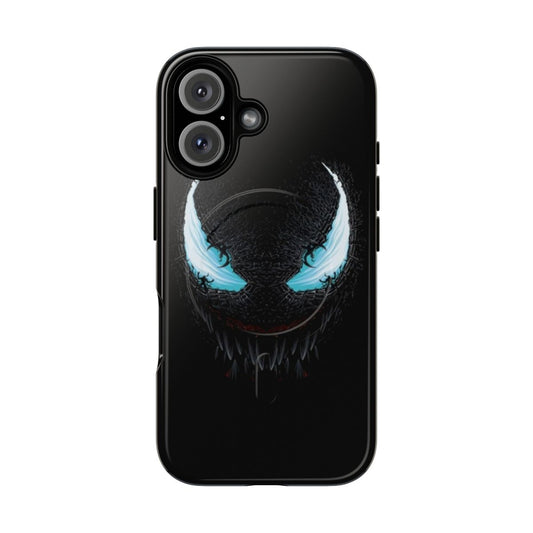 Tough, magnetic phone case with Venom graphic design