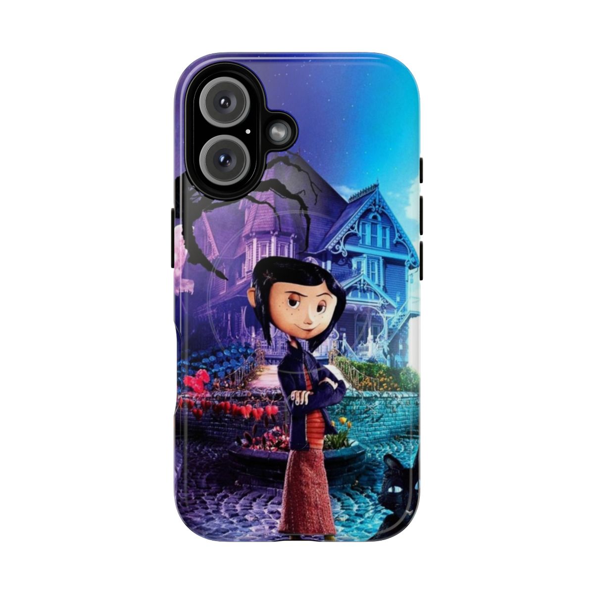 Coraline-inspired magnetic tough phone cases