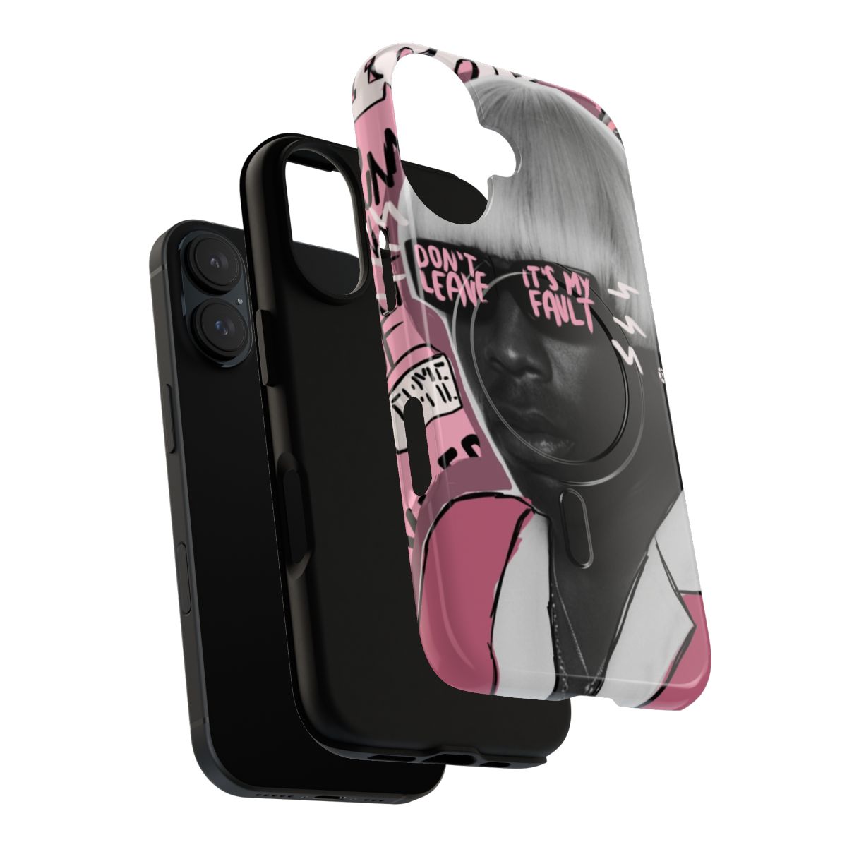 Durable phone case with Tyler the Creator-inspired design - Layers