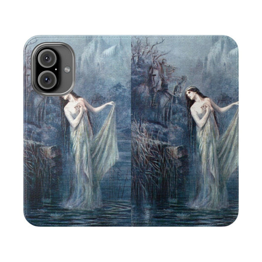 Medieval fantasy phone case featuring Lancelot and Arthurian imagery