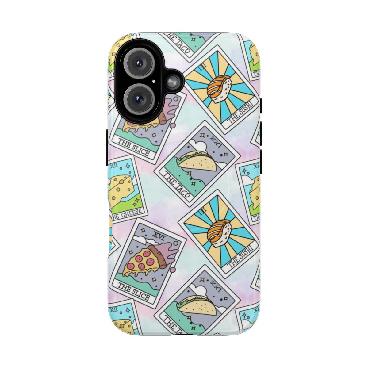 Food Tarot Magnetic Tough Phone Case with Mystic Tarot Card Imagery