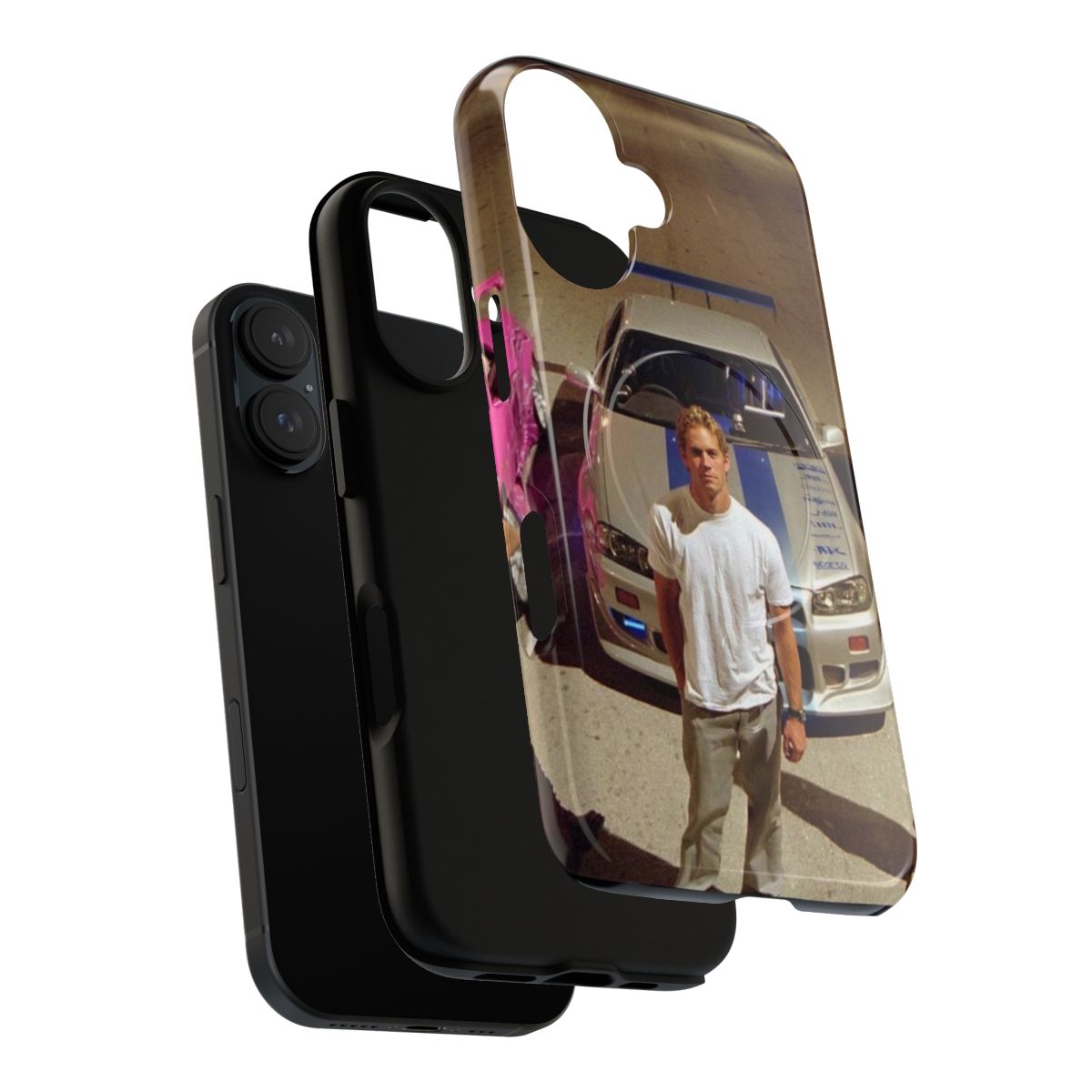 Customizable phone case featuring Brian O'Conner from the Fast and Furious franchise - Layers