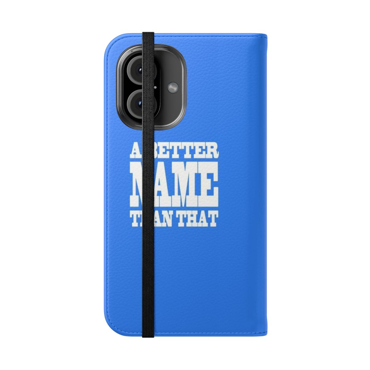 Flip Cover Phone Case with Hanger Logo - Folded Front