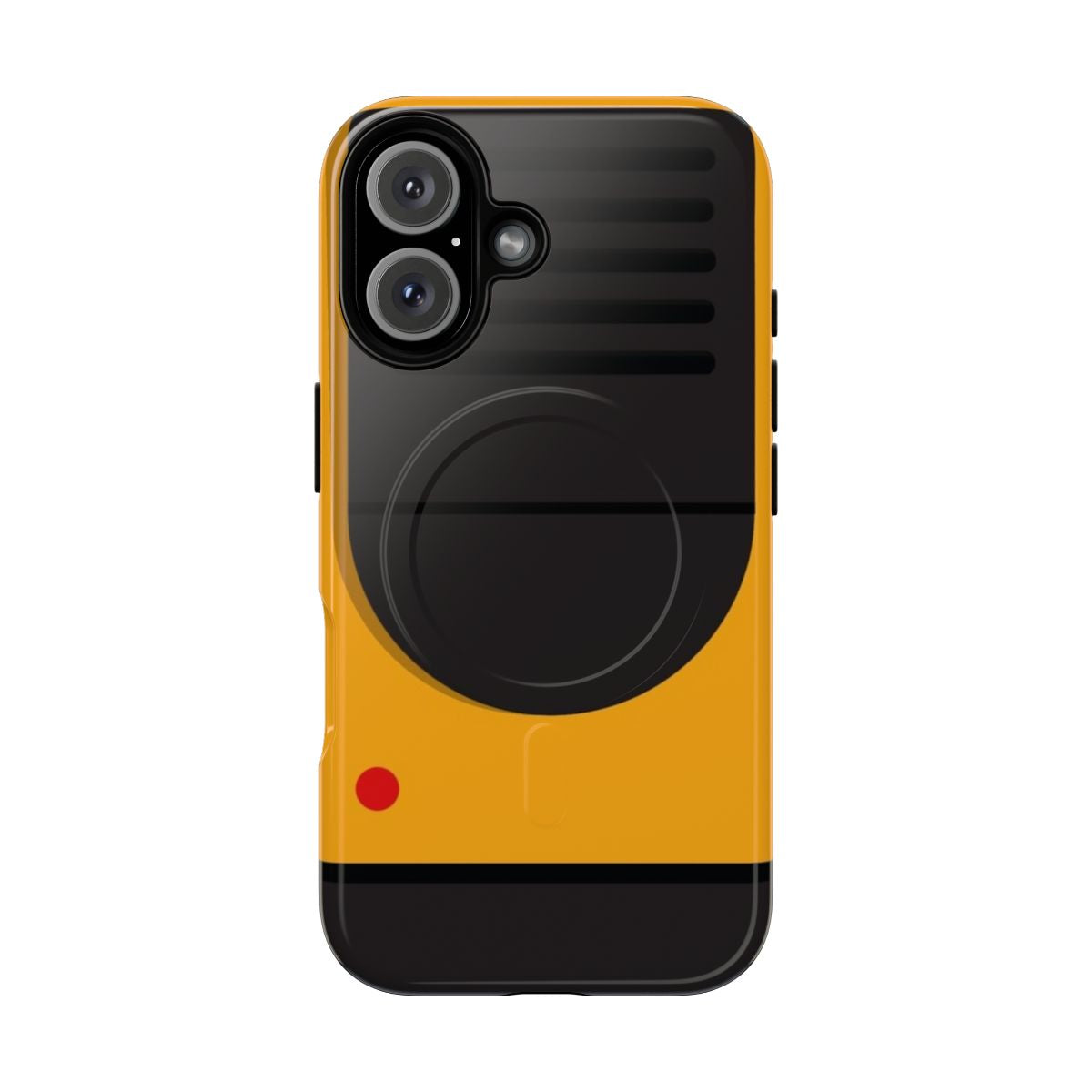 Firewatch-inspired magnetic tough phone case with walkie talkie design