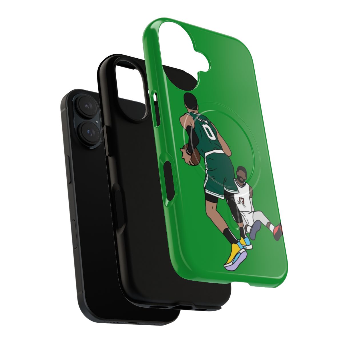 Jayson Tatum Crossing Over Paul George Magnetic Phone Case - Layers