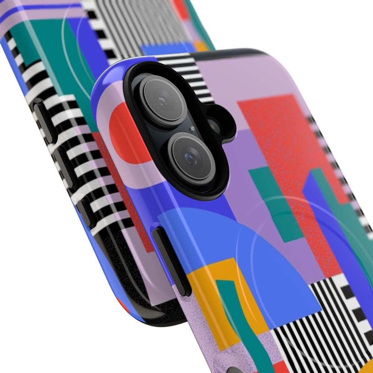 Poster-inspired Camille Walala 2022 magnetic tough phone case - Detail