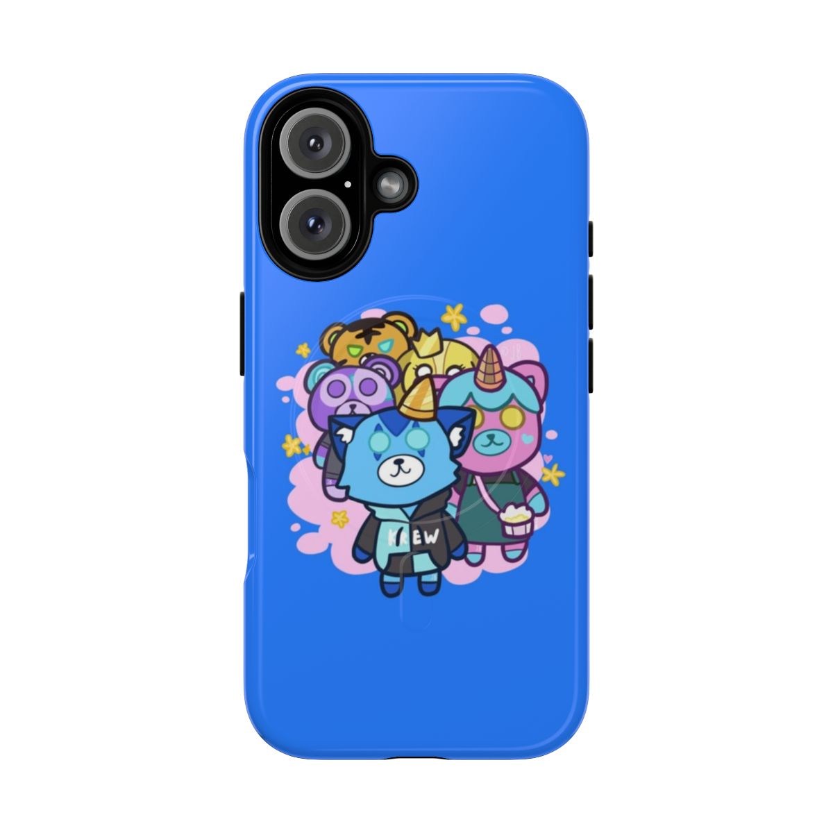 Krew Plushies-inspired phone case with cute and fun design