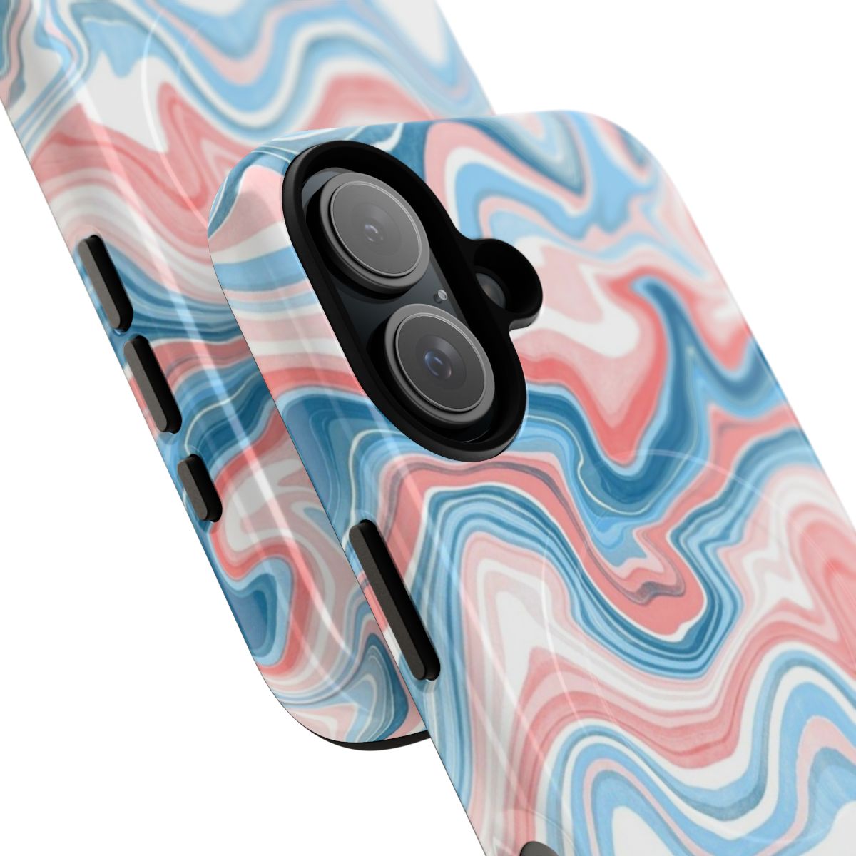 Multicolor marble pattern phone case - Detail