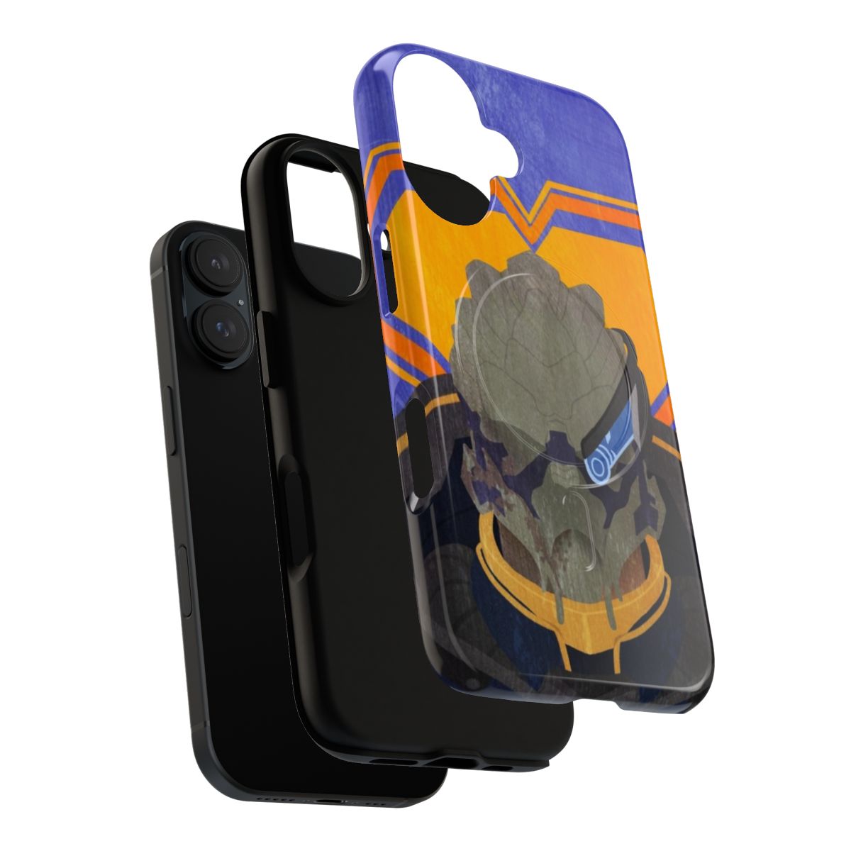 Magnetic Tough Phone Case with Garrus Vakarian Design from Mass Effect - Layers