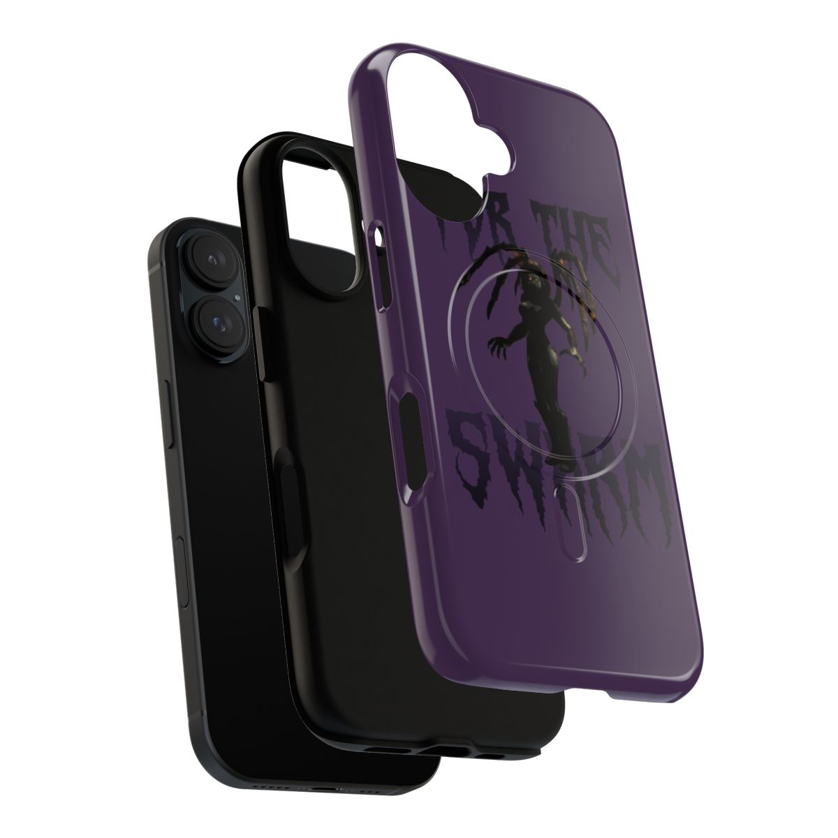 Starcraft-inspired Zerg magnetic tough phone case - Layers