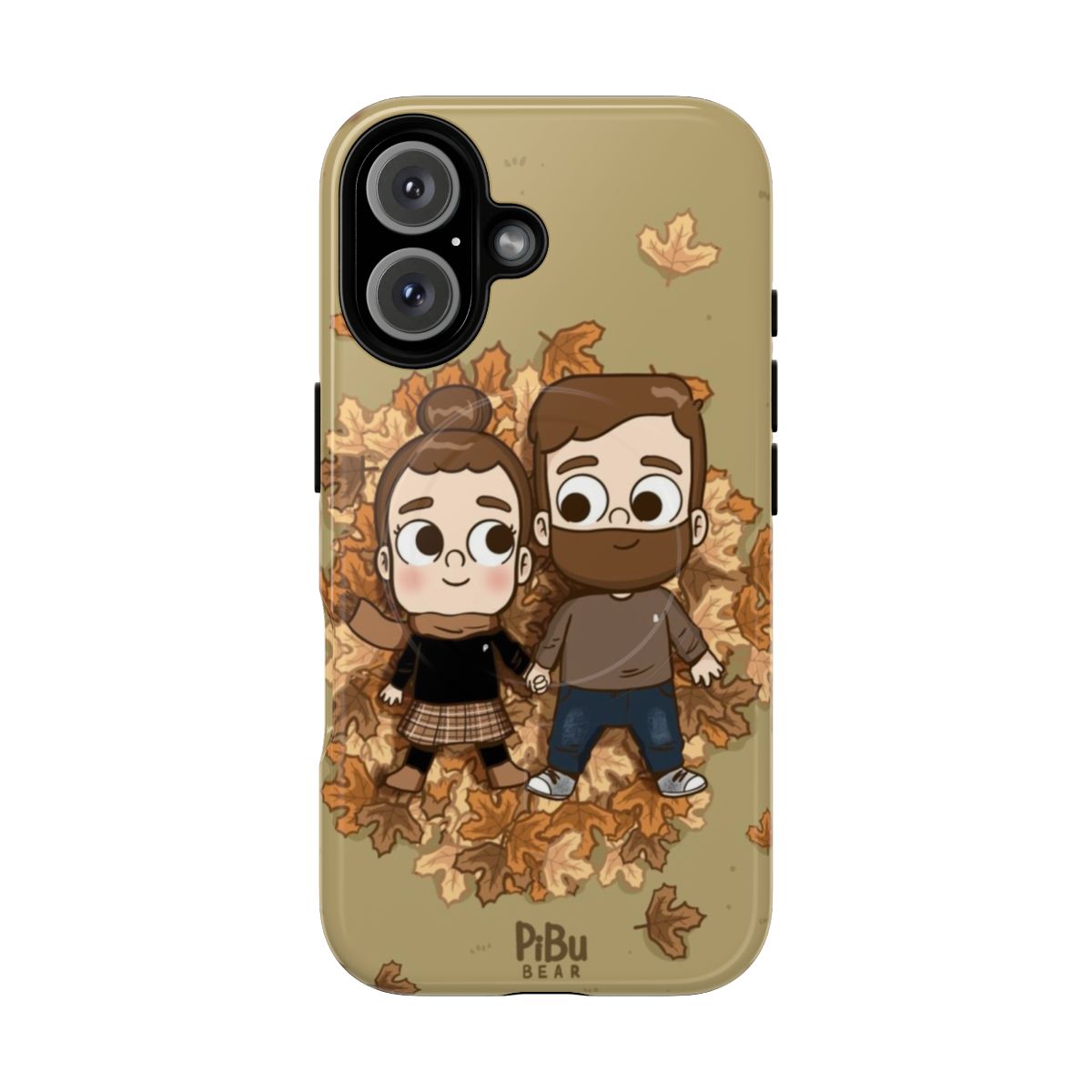 Autumn-themed magnetic tough phone case