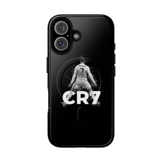 Cristiano Ronaldo CR7 themed magnetic tough phone case