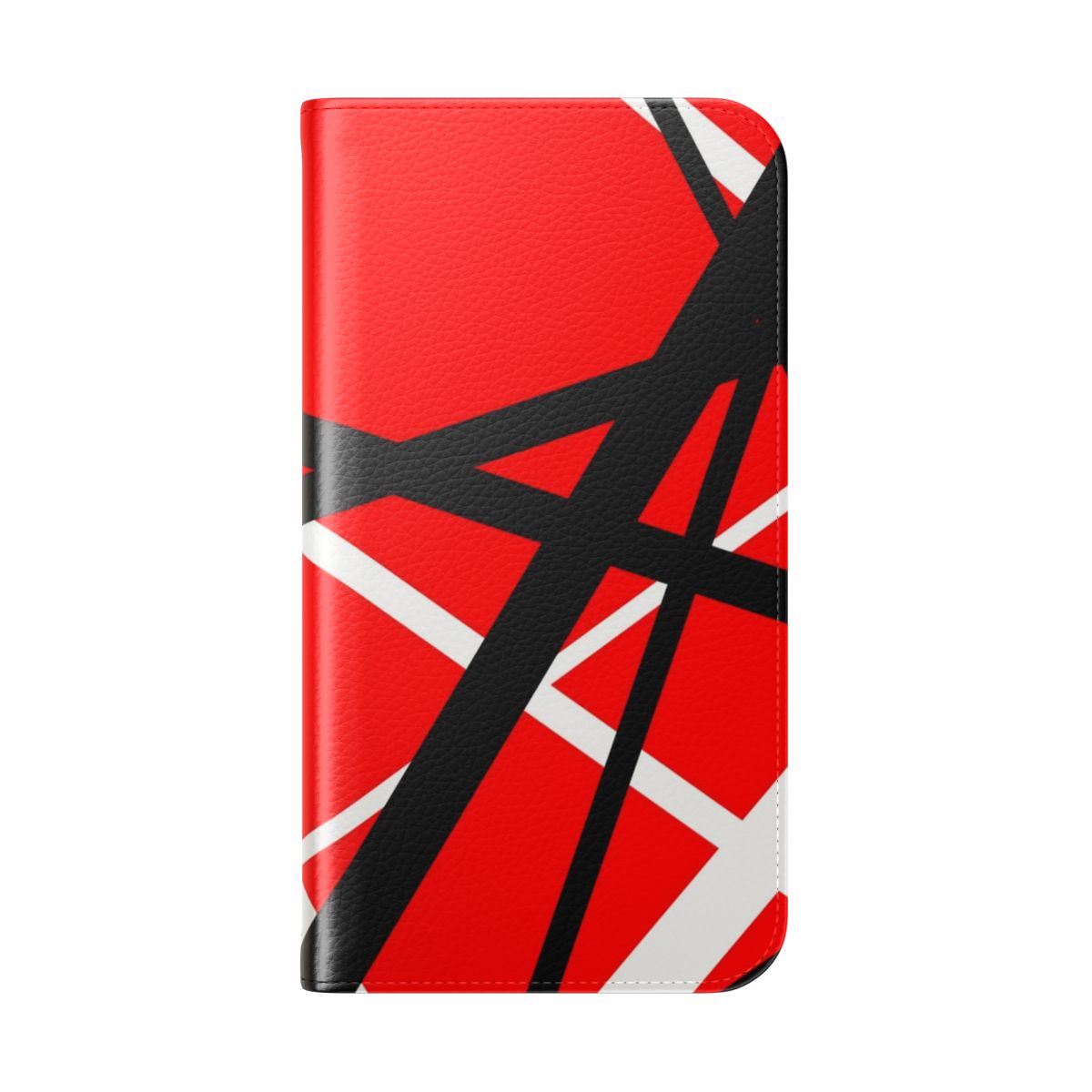 Flip cover phone case with Van Halen-inspired design - Folded Back