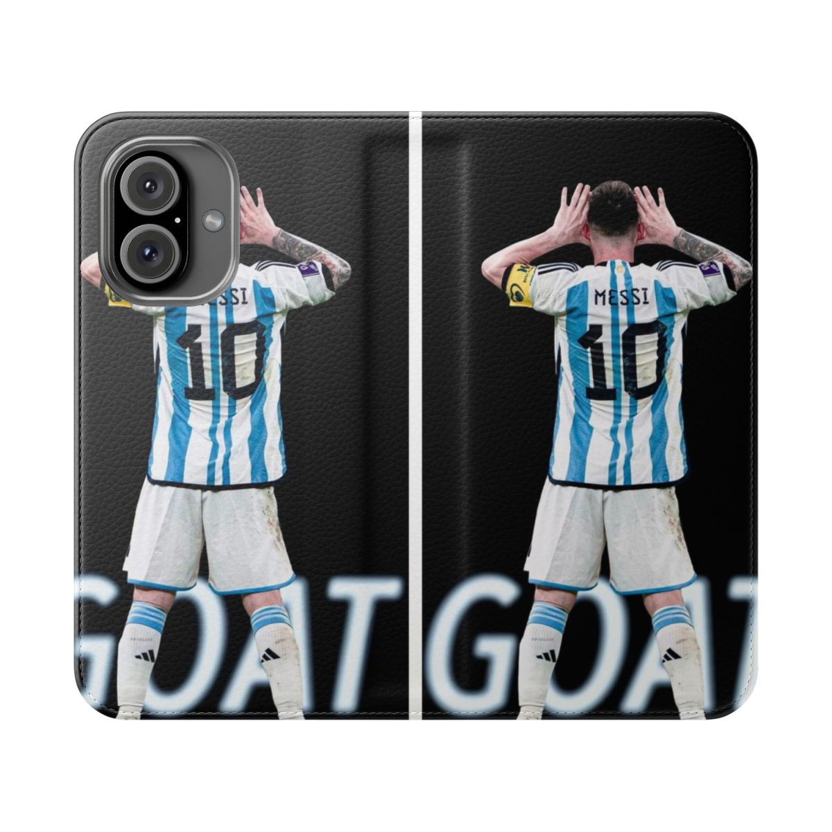 Lionel Messi-Inspired World Cup Phone Case featuring the Argentine football star