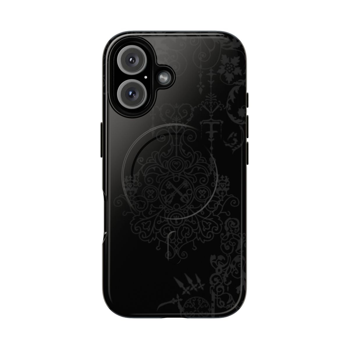 Kingdom Hearts 3 themed black magnetic tough phone case