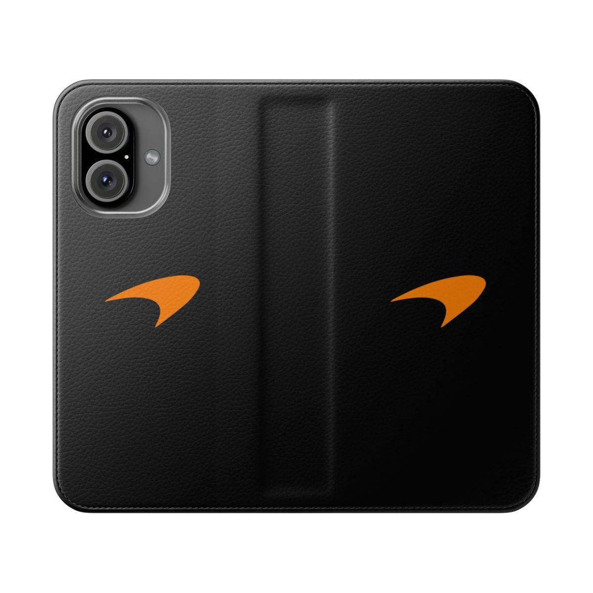 Minimalist phone case featuring the iconic McLaren F1 team design