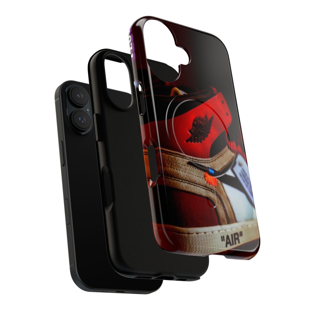 Jordan 1 inspired magnetic tough phone case - Layers