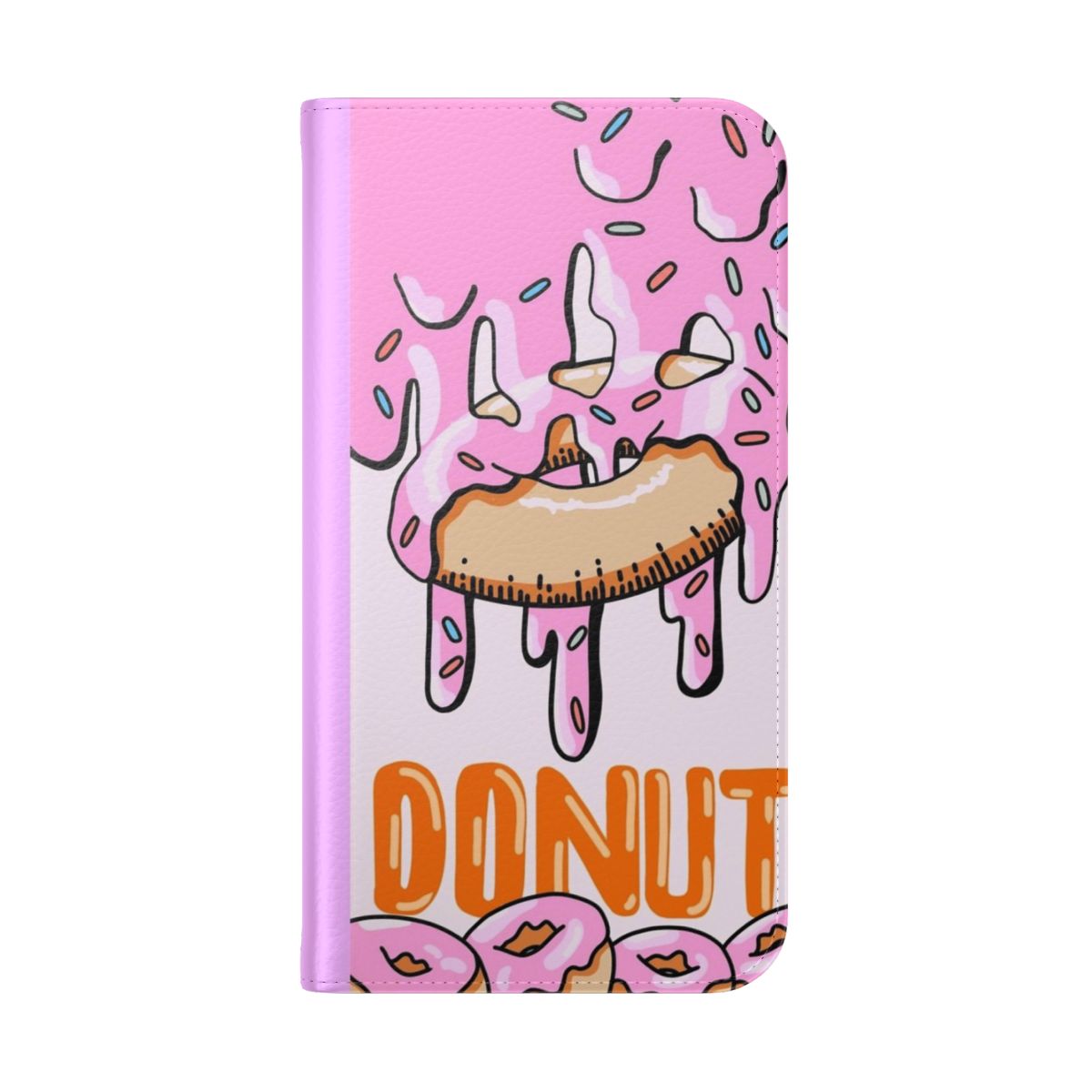 Charli Damelio inspired donut flip phone case - Folded Back