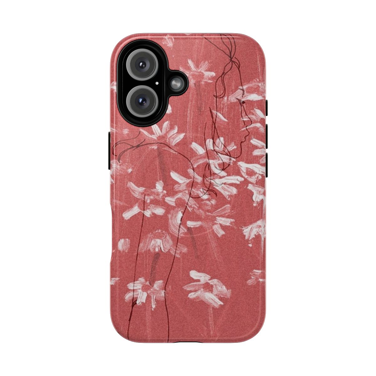 Magnetic tough phone case with a girl in red chapter 1 aesthetic design