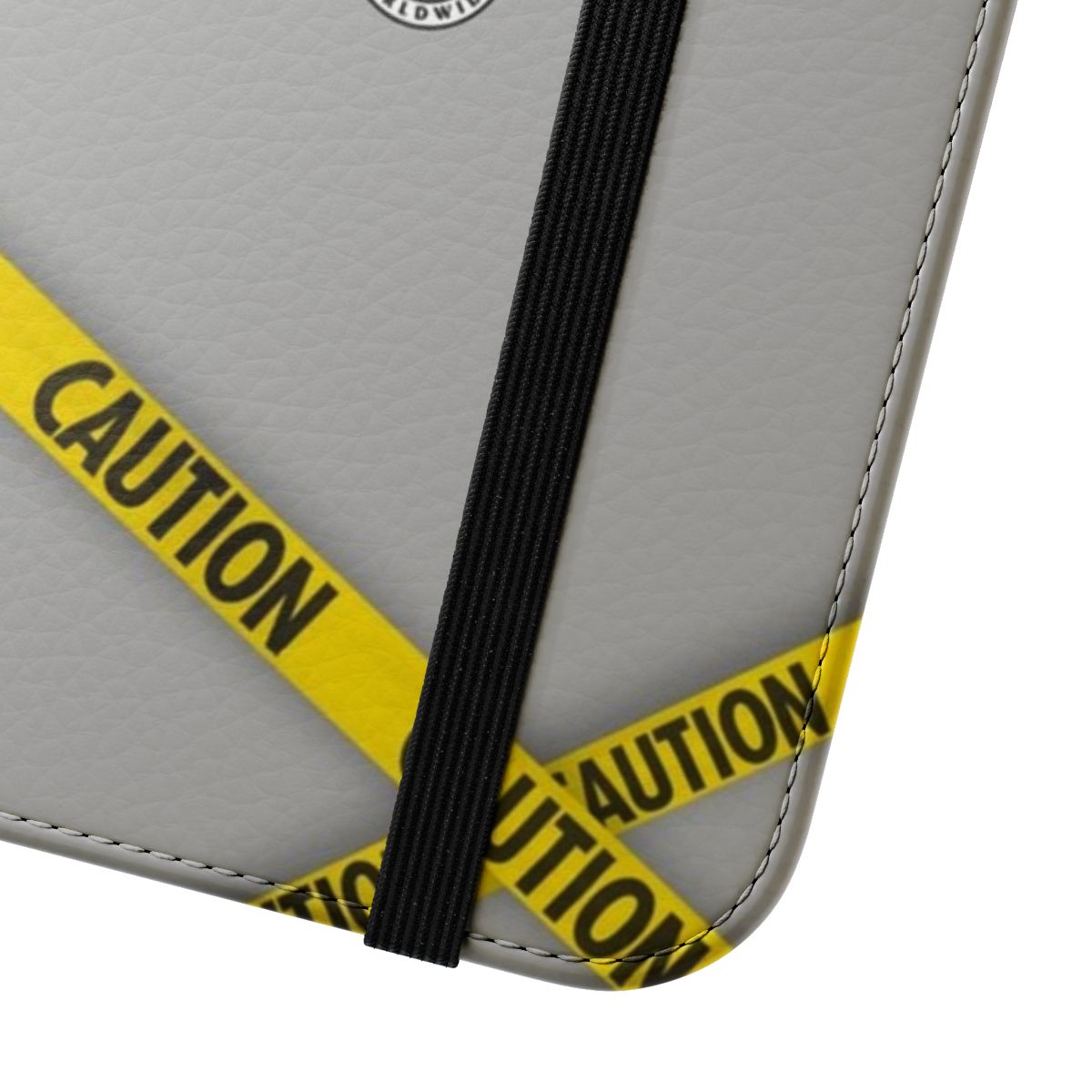 Sleek and protective flip cover phone case featuring ASAP Rocky-inspired design - Close Up