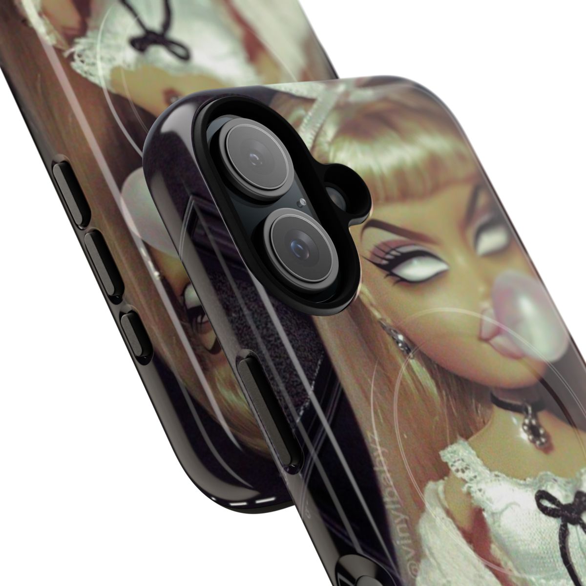 Possessed Bubblegum Bratz-Inspired Magnetic Tough Phone Cases - Detail