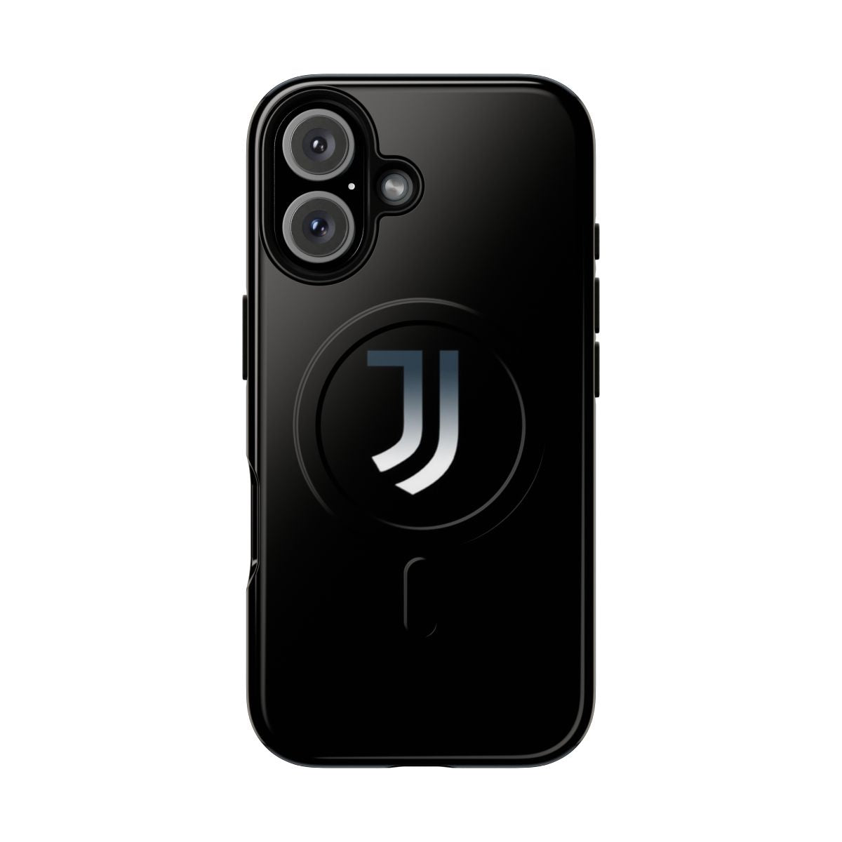 Sleek and durable Juventus-inspired phone case with a gradient logo design