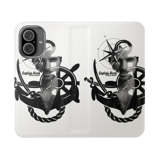 Killian Jones Captain Hook-Inspired Flip Cover Phone Case