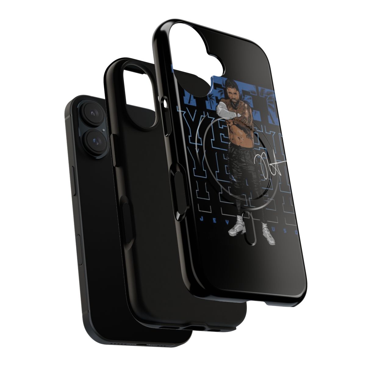 Jey Uso-inspired magnetic tough phone case for sports fans - Layers