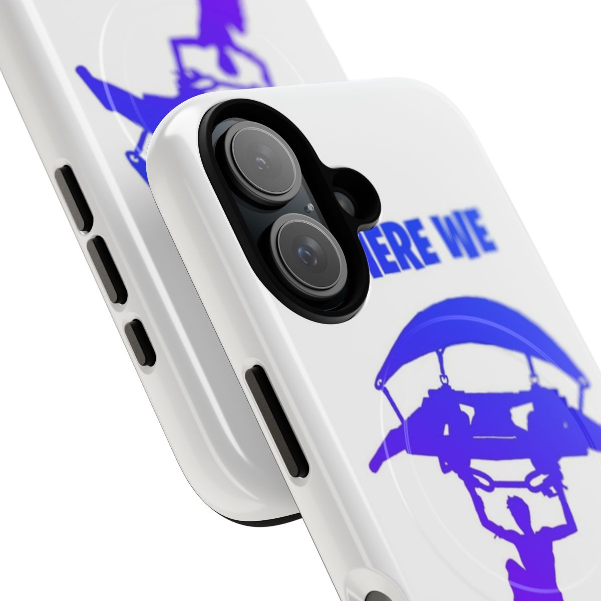 Durable and customizable Fortnite-themed phone case with magnetic closure - Detail