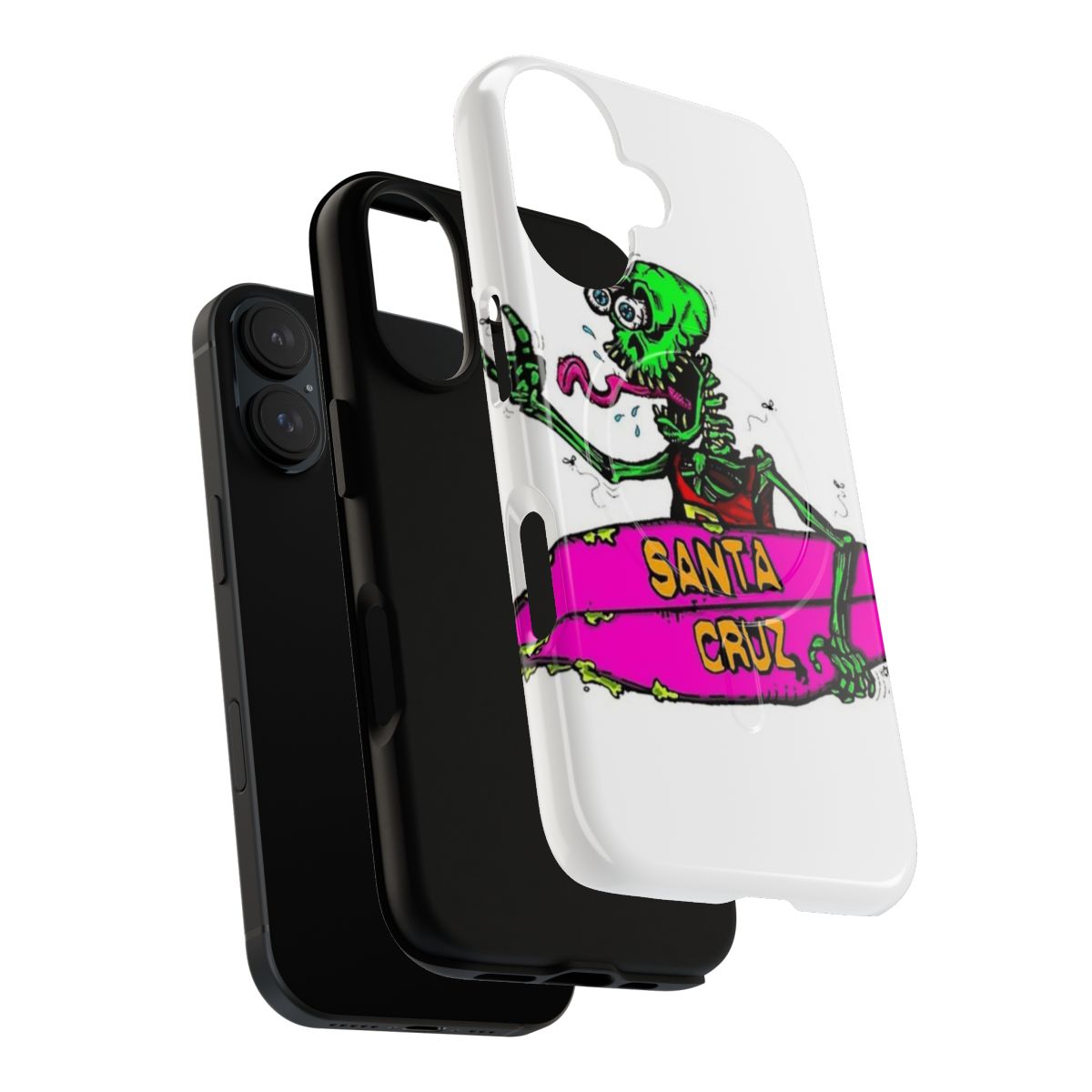 Magnetic Tough Fallout-Inspired Phone Cases featuring a New Vegas postcard design - Layers