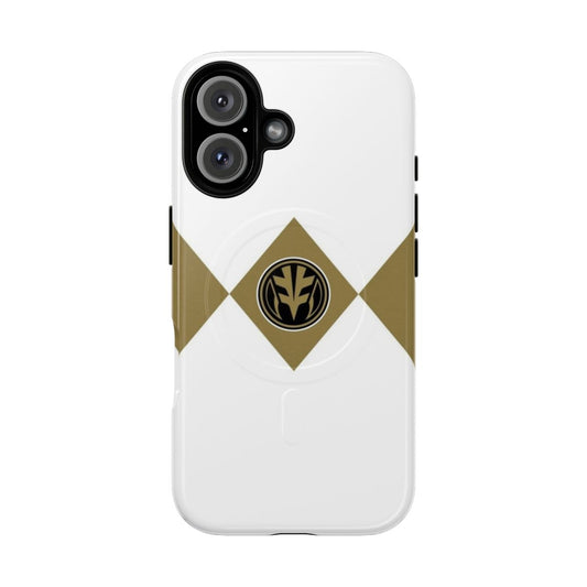 White Ranger-inspired magnetic tough phone case