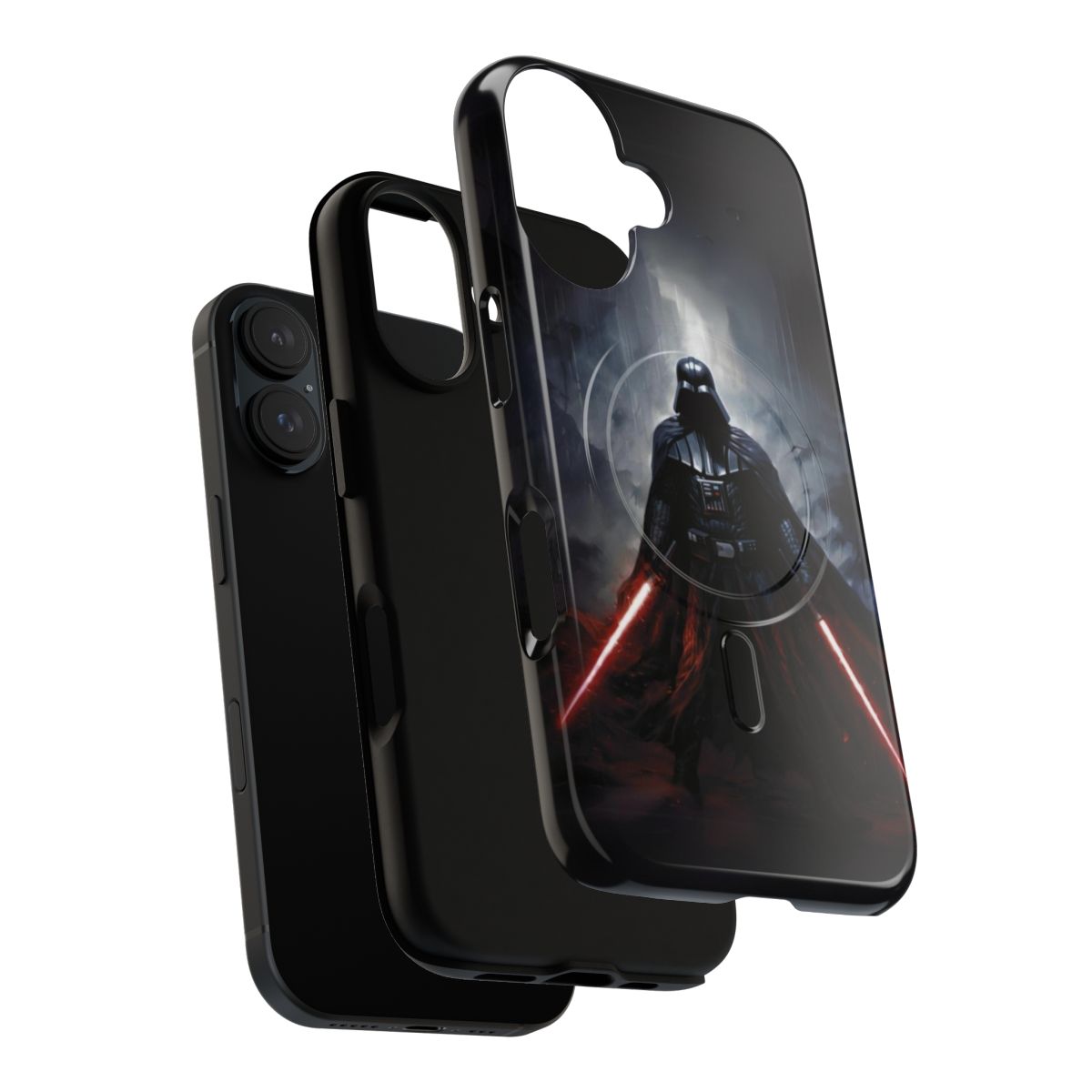 Durable star wars-themed phone case with darth vader design - Layers