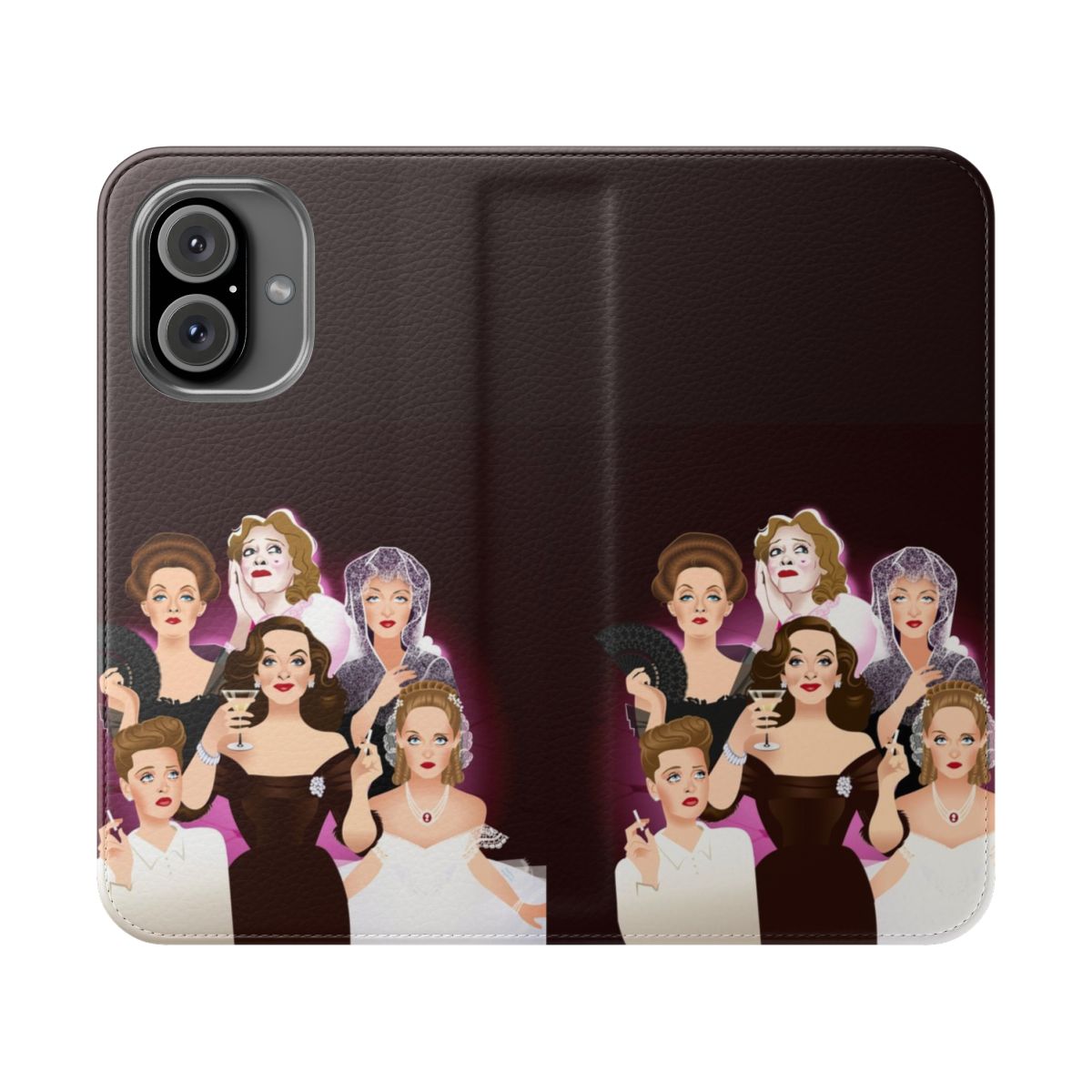 Bette Davis Flip Cover Phone Case featuring the iconic actress