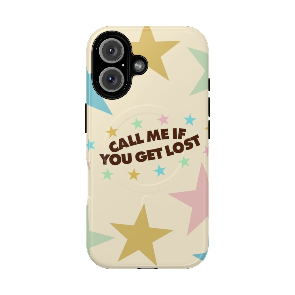 Tyler the Creator inspired magnetic phone case with "Call Me If You Get Lost" design