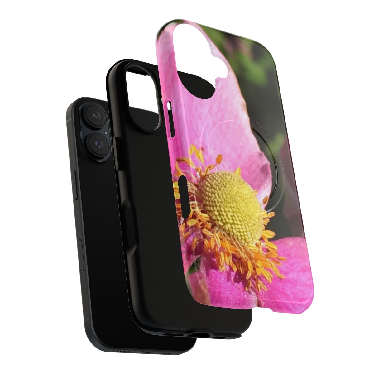 Vibrant floral-patterned magnetic phone cases for photography enthusiasts - Layers