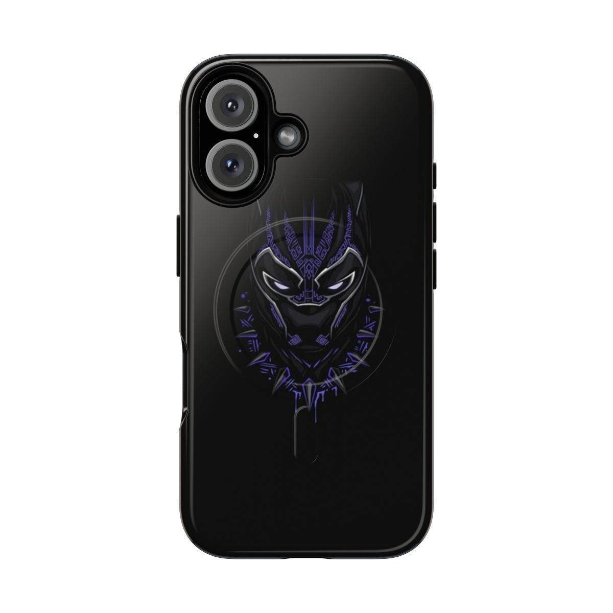 Panther-themed tough and magnetic phone case