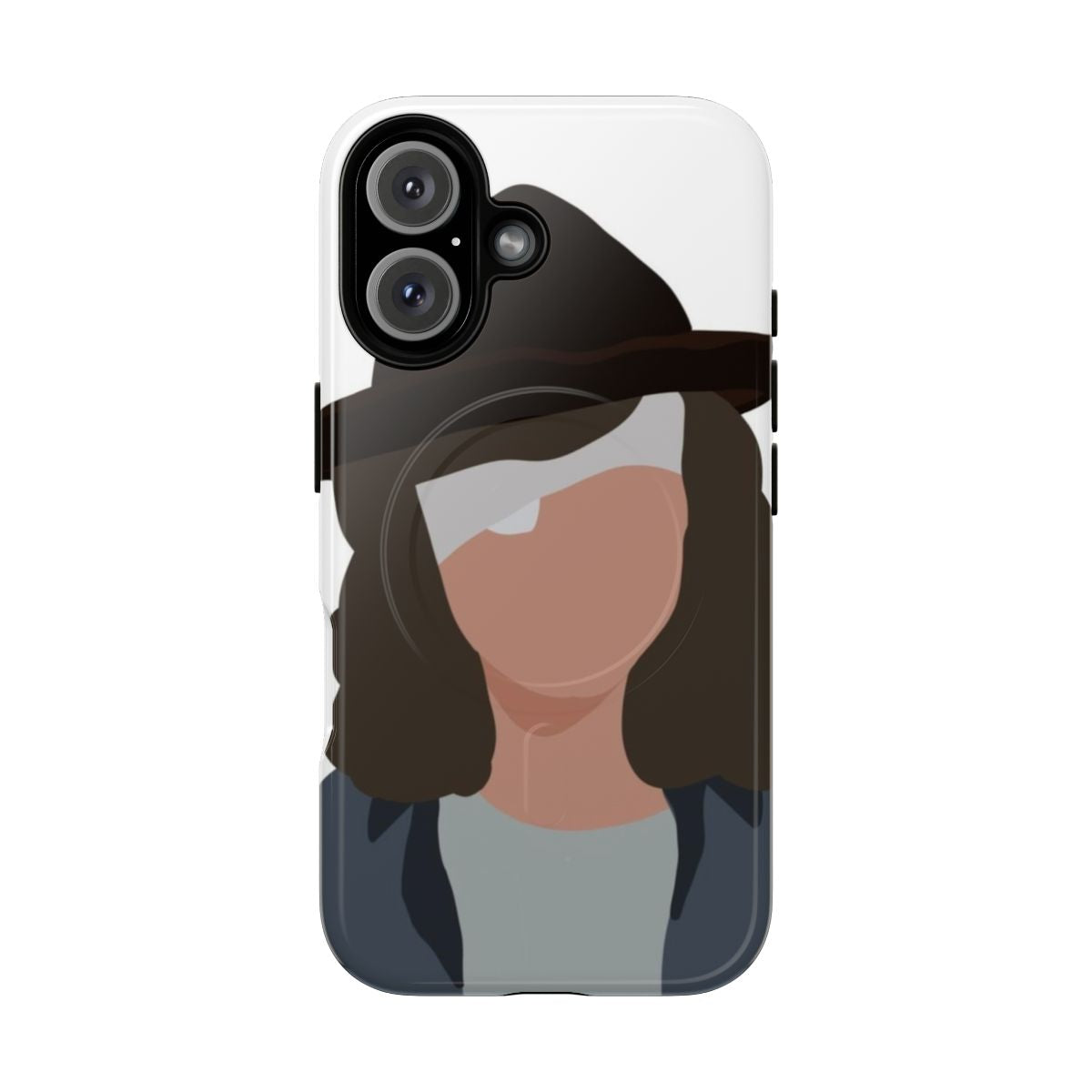 Tough phone cases inspired by The Walking Dead character Carl Grimes, featuring a lineless and faceless design.