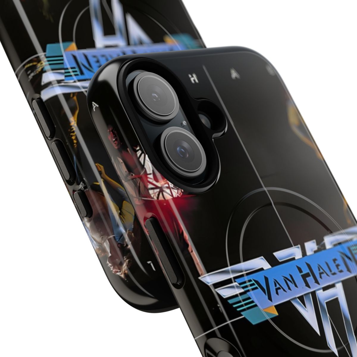 Magnetic tough phone case featuring the iconic album cover art of the legendary rock band Van Halen - Detail