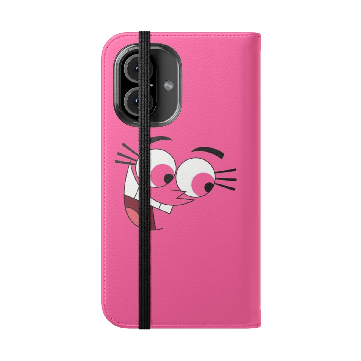 Cartoon-themed phone case featuring Wanda from the popular Fairly Oddparents TV show - Folded Front