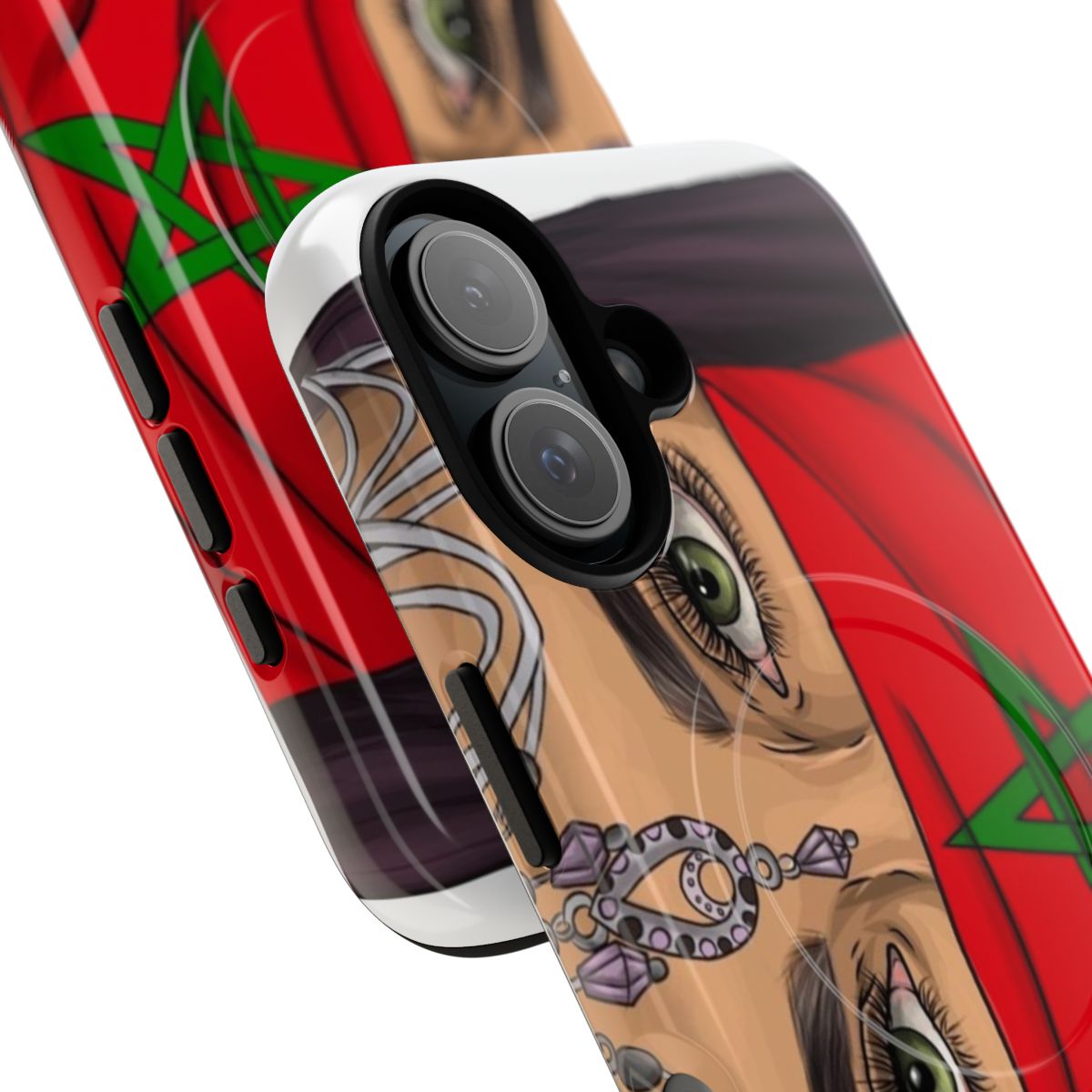 Maroc-inspired magnetic tough phone case - Detail