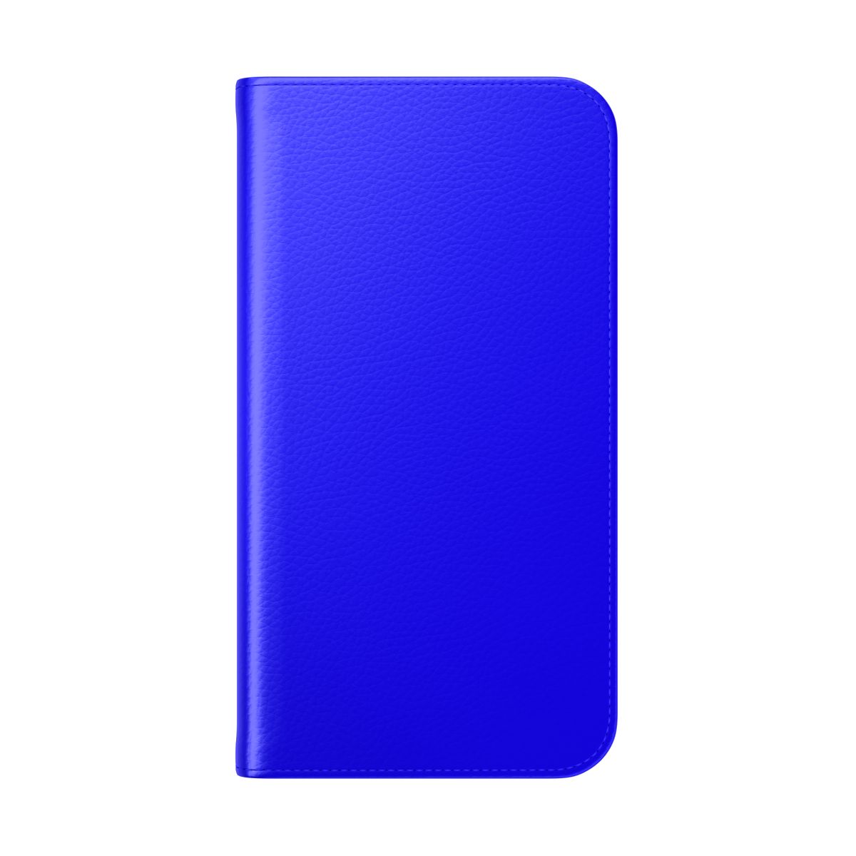 Neon blue phone case cover for mobile devices - Folded Back