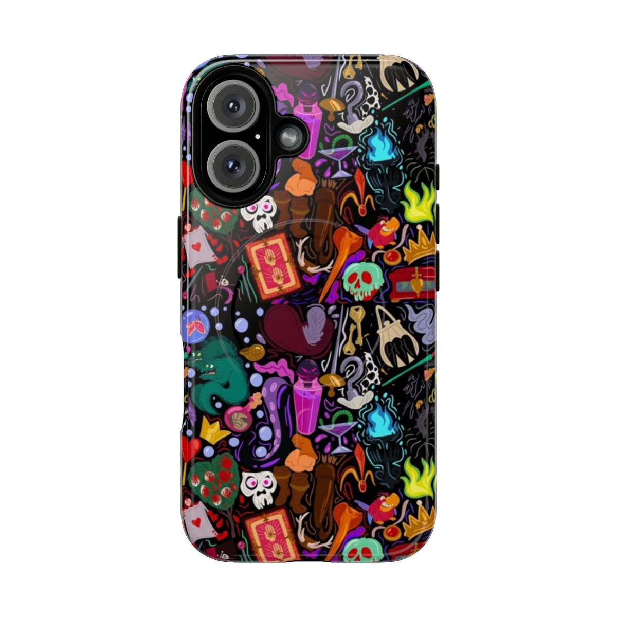 Tough phone cases featuring Disney villains like Ursula and the Evil Queen