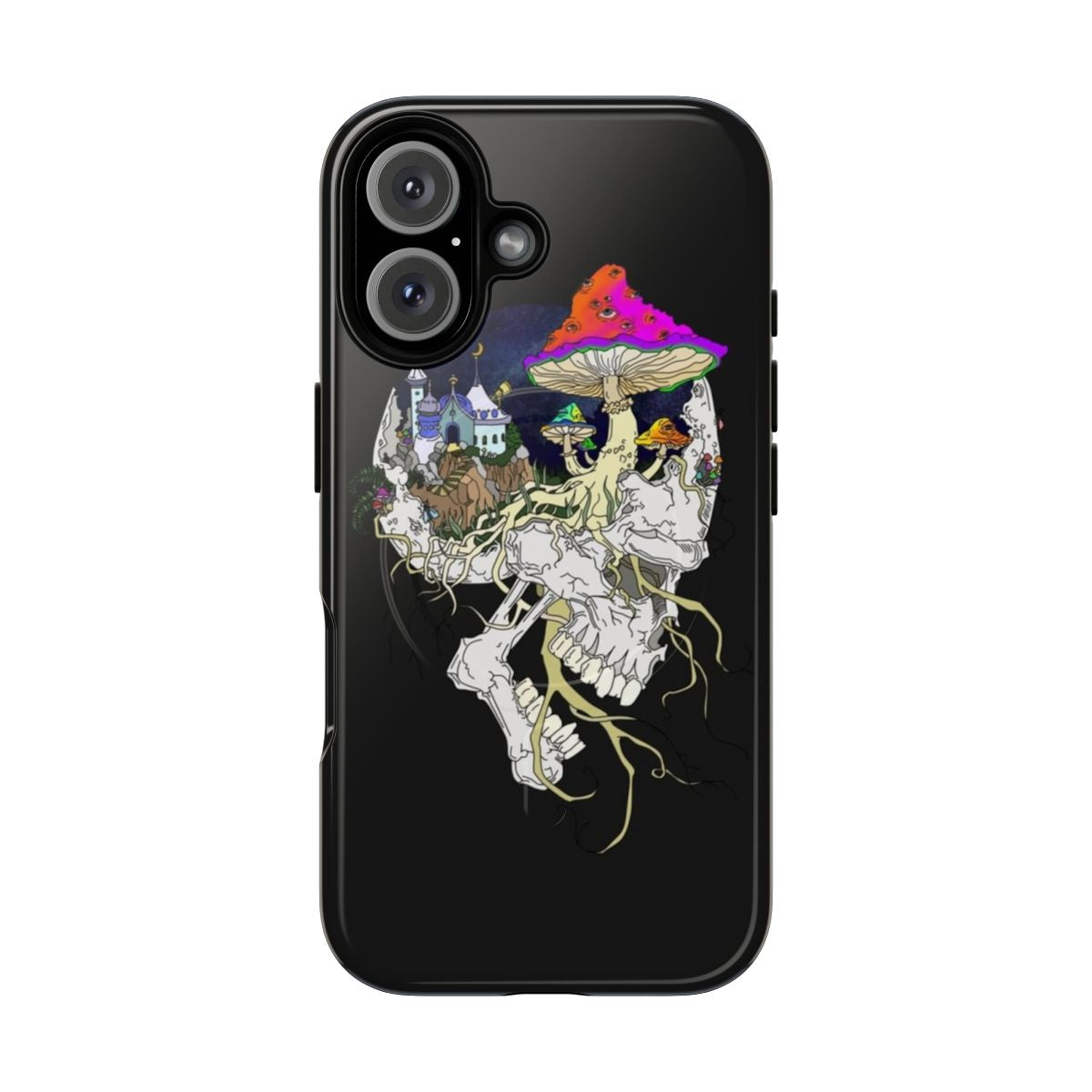 Magnetic tough phone case with Murder Drones design